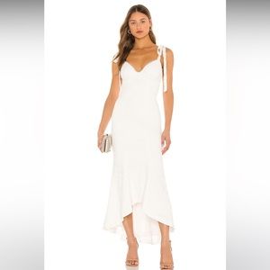 MAJORELLE Tenleigh Midi Dress - Ivory